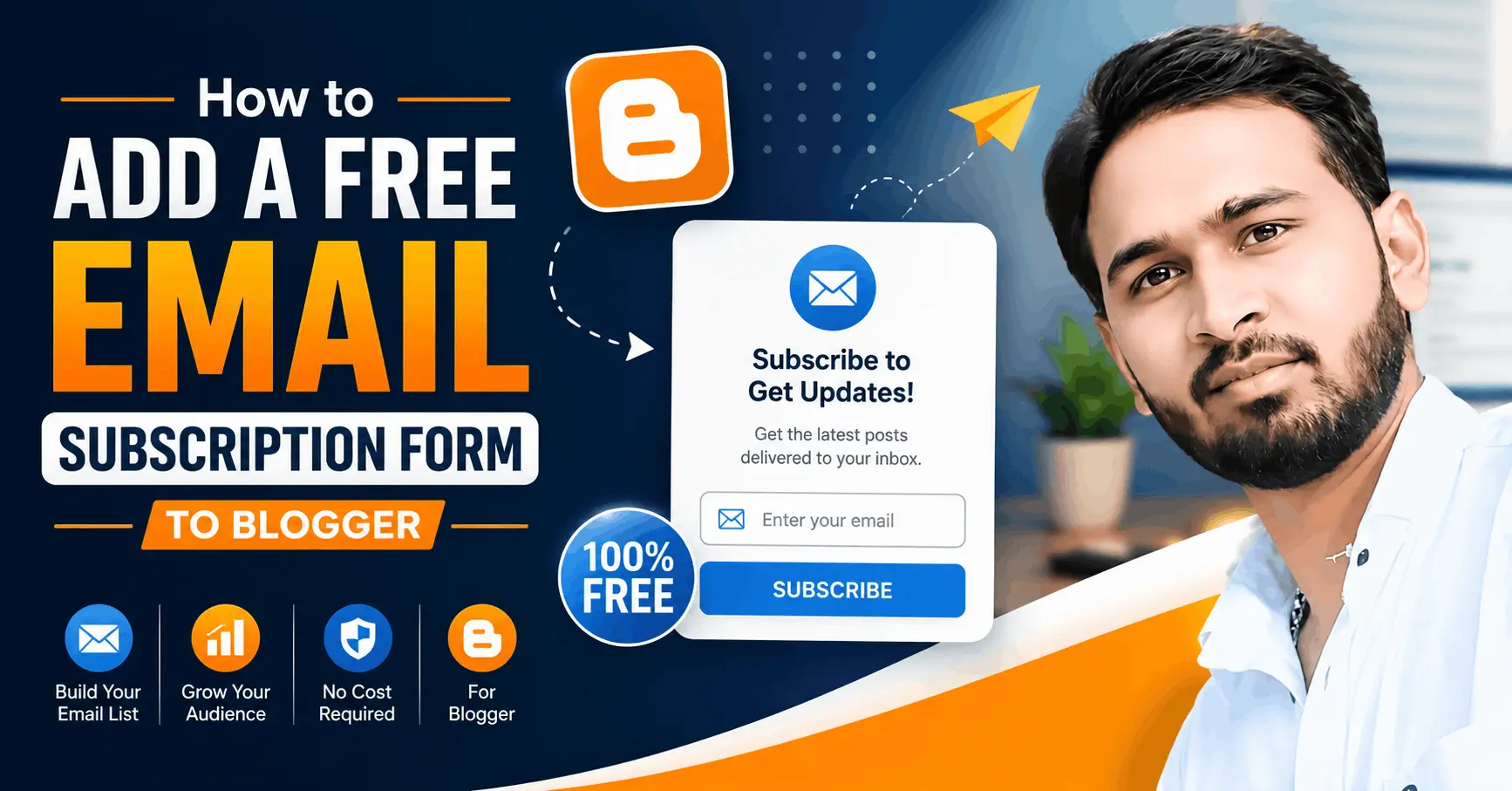 How to Add a Free Email Subscription Form to Blogger