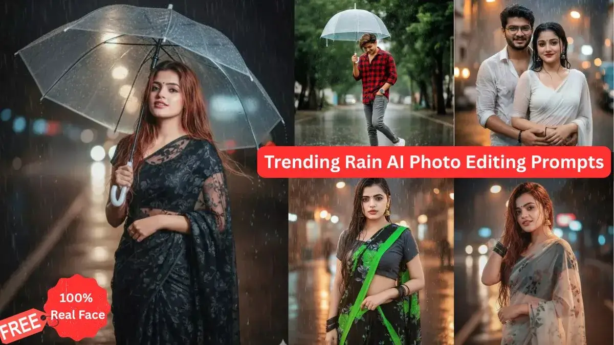Google Gemini Trending Rain AI Photo Editing Prompts