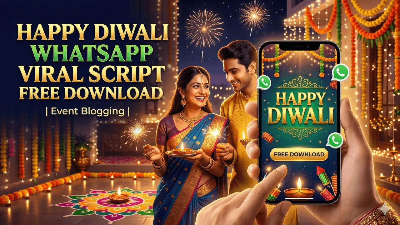 Happy Diwali WhatsApp Viral Script Free Download