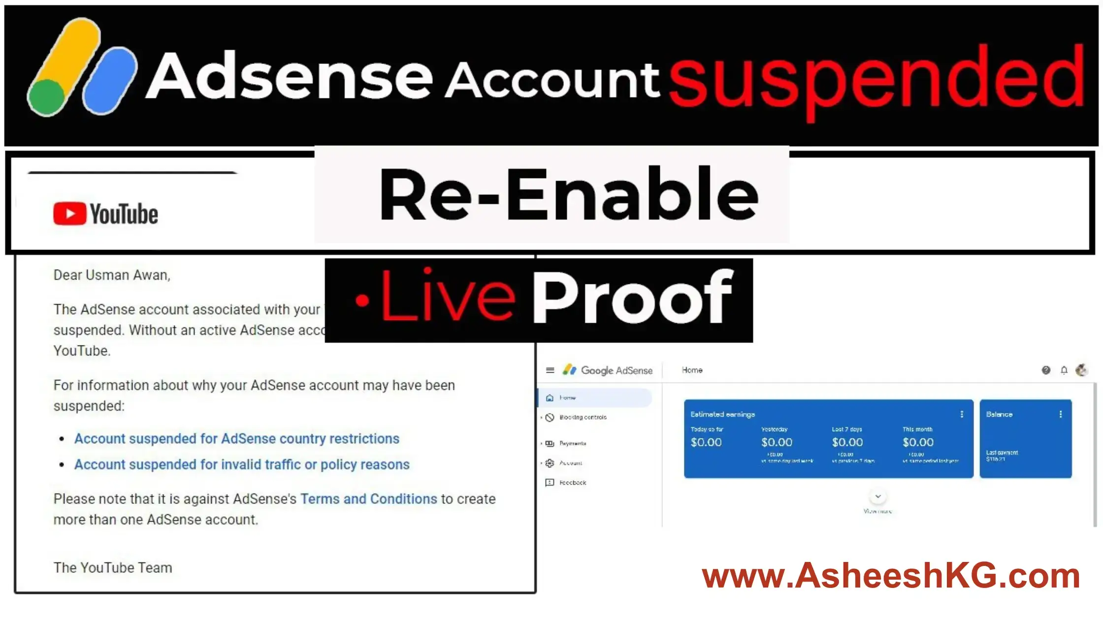 How to Reactivate a Suspended Google AdSense Account