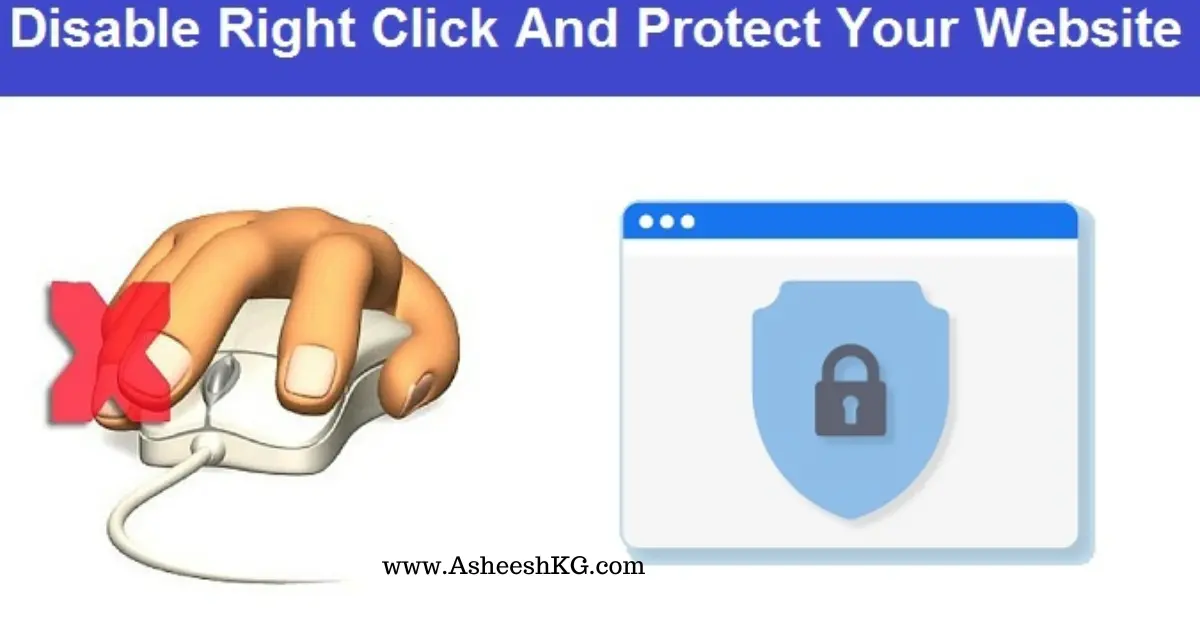 How to Disable Mouse Right-Click in Blogger & WordPress