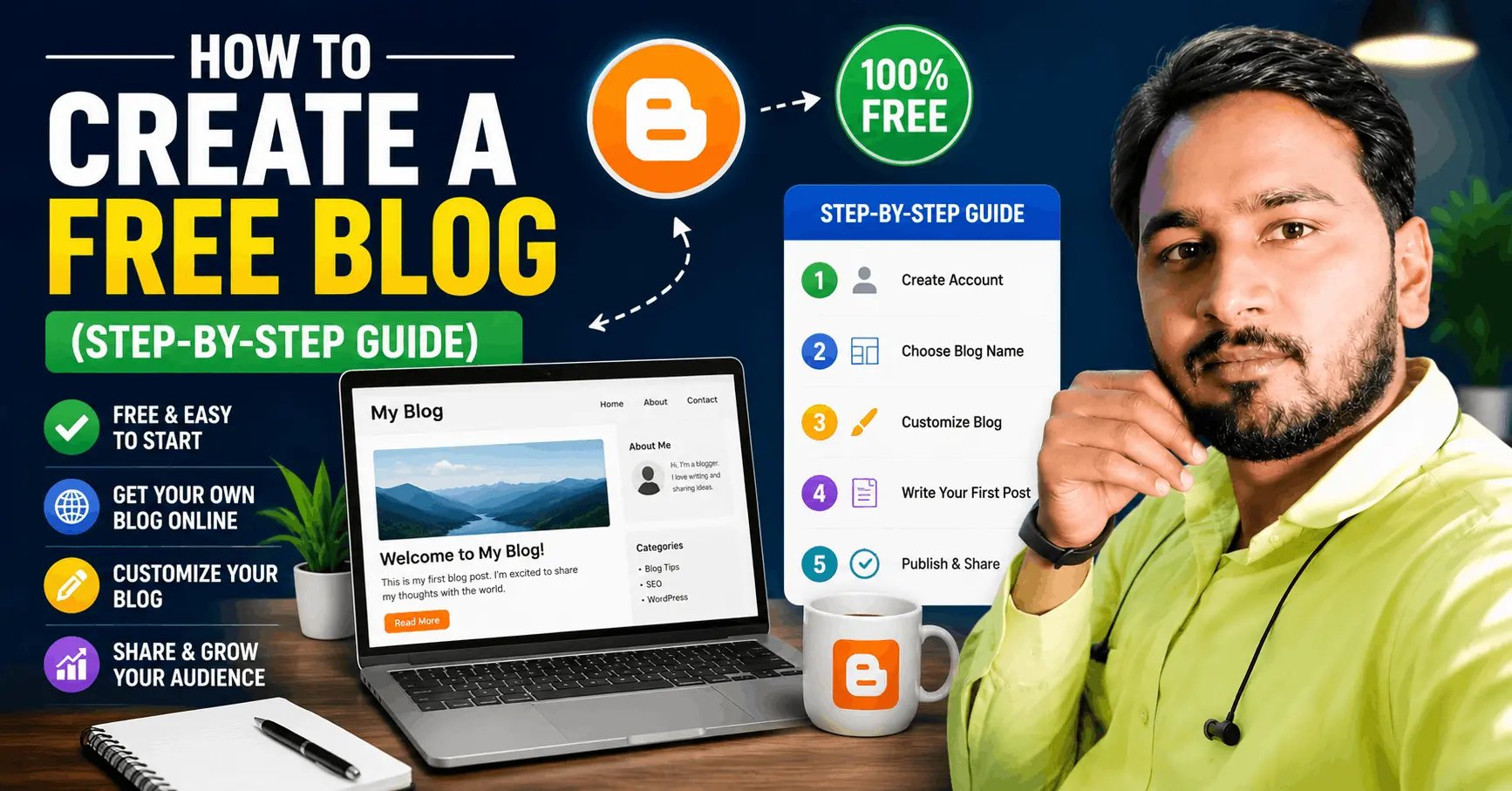 How to Create a Free Blog (Step-by-Step Guide)
